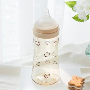 grosmimi格罗咪咪奶瓶小熊香槟金